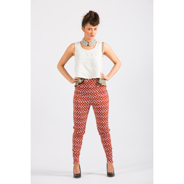 rust cream navy marg'rt pant sol hermana