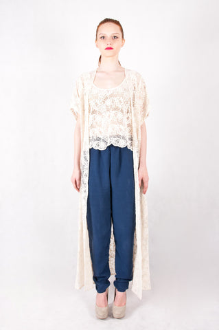 Lace Cardi - Cream