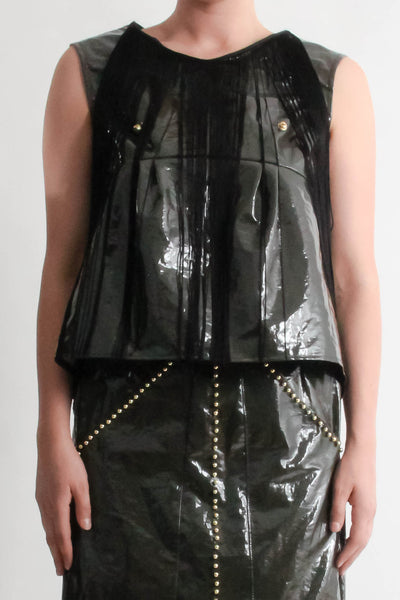 dark-green-pvc-top-with-fringe-matcho-suba-front-3