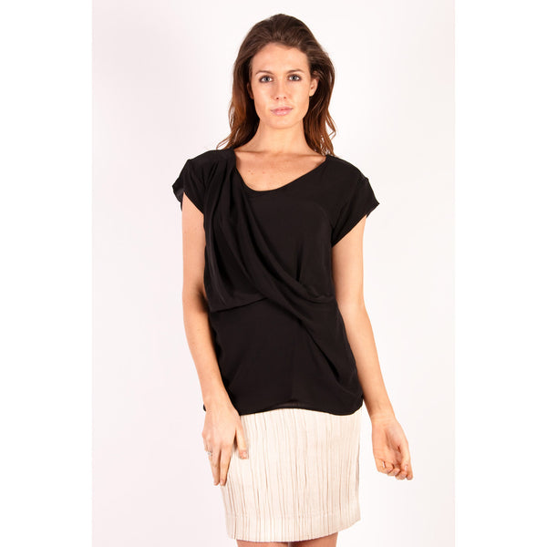 black drape top kathryn beker