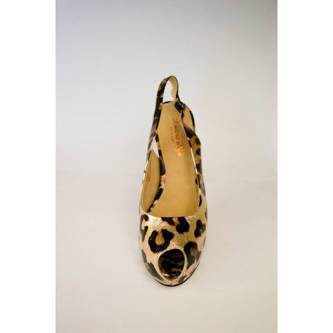 metallic leopard elizabeth pumps keilana skye