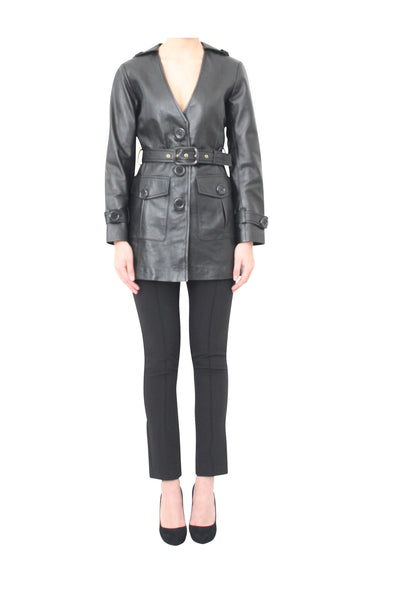 black evolution jacket pelle d'arte