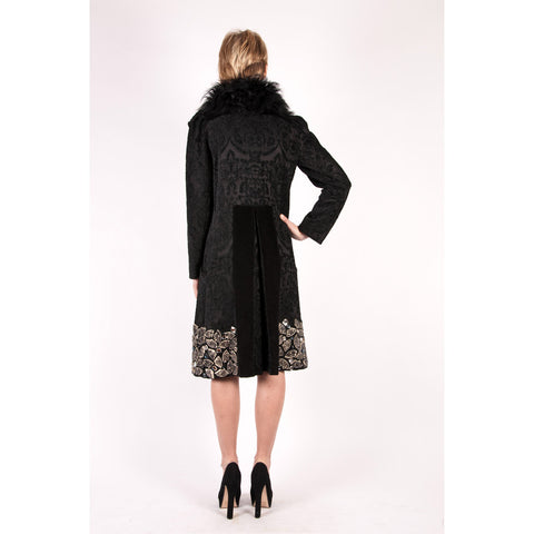 black fur coat kathryn beker