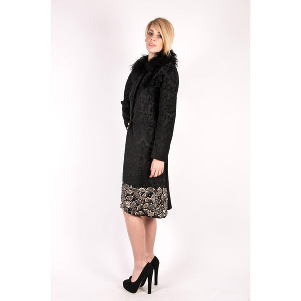 black fur coat kathryn beker