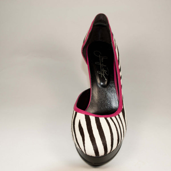 zebra get noticed pumps shoes of prey