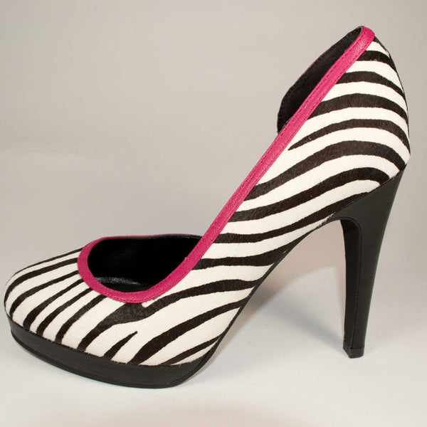 zebra get noticed pumps shoes of prey