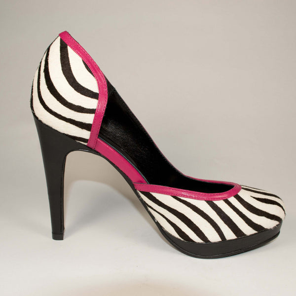 zebra get noticed pumps shoes of prey