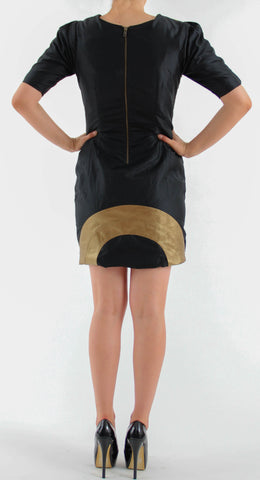 goddess-dress-divya-r-black-gold-silk-leather-back-2