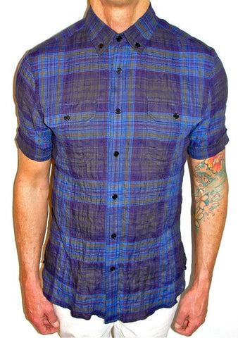 Multi Plaid 2 Pkt Shirt