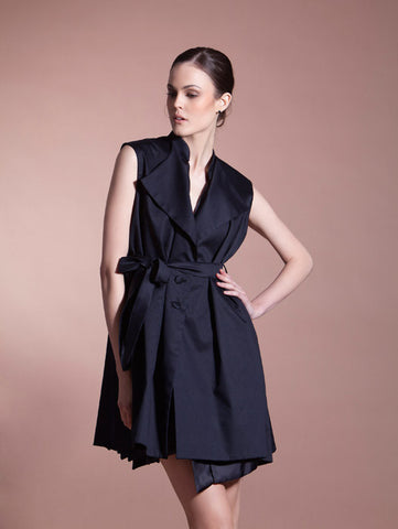 navy overcoat dress sonya kraan