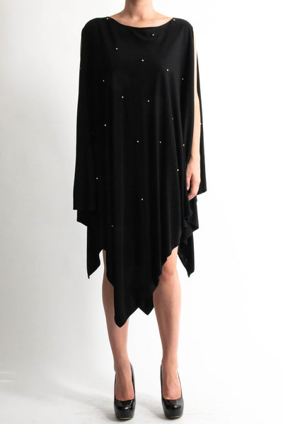 oversized-beaded-black-dress-matcho-suba-front-2