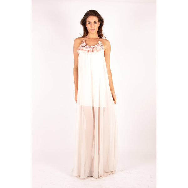 ivory peal away dress eva Q