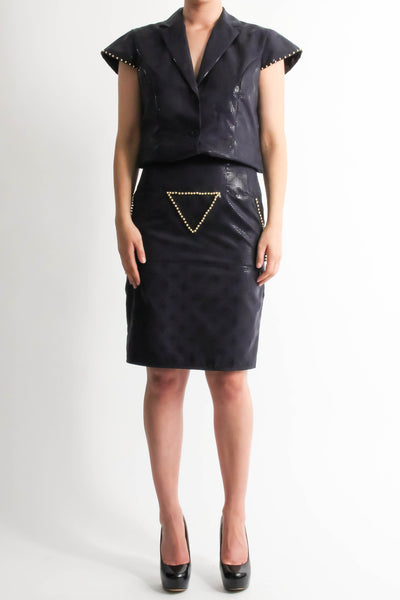 pencil-skirt-with-beaded-triangle-matcho-suba-front-2