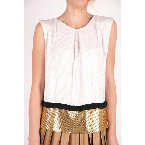 white/gold-pleat-drop-waist-dress-kathryn-beker