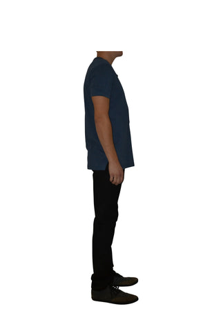 chambray rail placket henley 