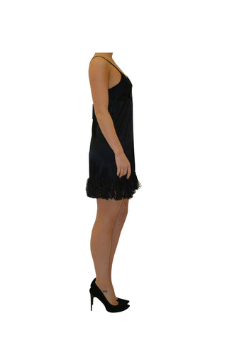 black ruffle dress marion liese