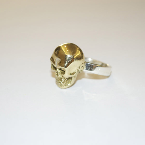 gold skull ring mr grey