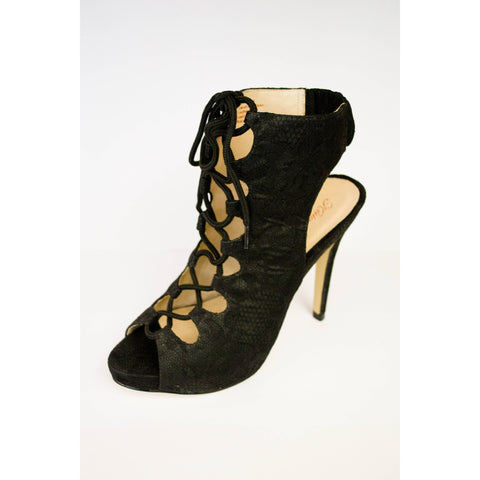 STARR II Boot - Black Lace