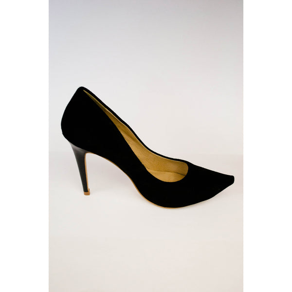 black suede stevie pumps keilana skye