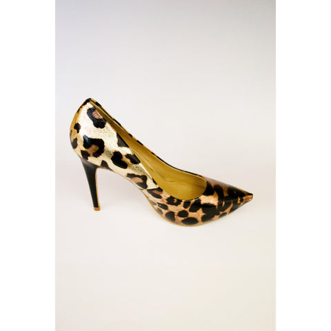 metallic leopard stevie pumps keilana skye