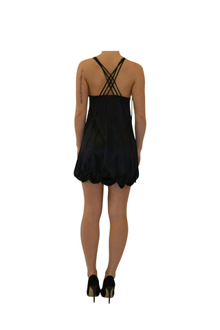 black strappy dress marion liese 