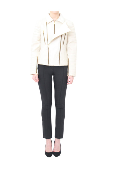 cream temptation jacket pelle d'arte