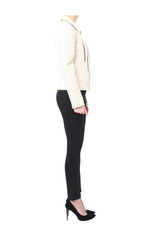 cream temptation jacket pelle d'arte