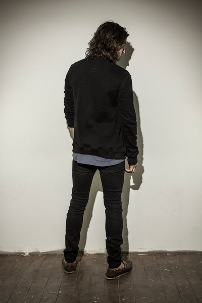 black the anti social cardigan