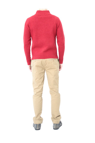 zip neck pullover clemente talarico 